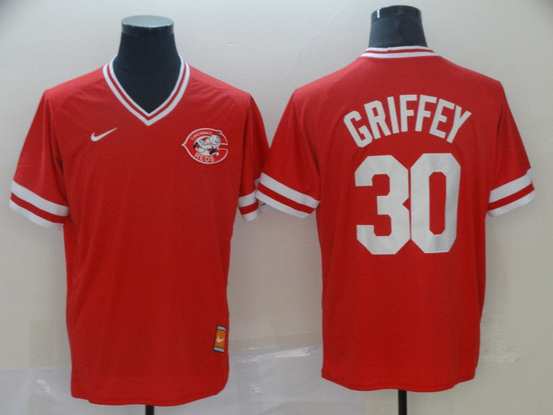 Men's Cincinnati Reds Ken Griffey Jr. #30 Red Authentic Jersey